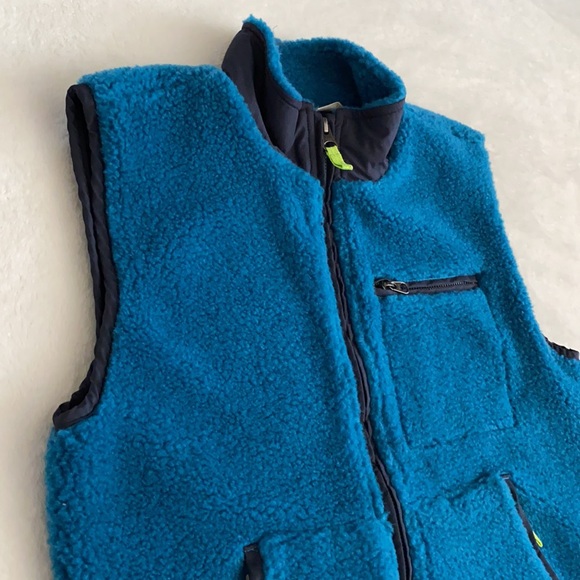 {J. Crew} Crewcuts | Sherpa Zip Front Vest with Pockets C9336 Blue (12) - Picture 3 of 16
